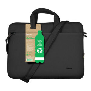 borsa ecocompatibile per notebook da 16' bologna - nero trust