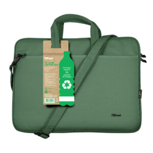 borsa ecocompatibile per notebook da 16' bologna - verde salvia trust