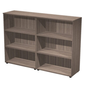 coppia mobili medi elegance 180x45,3x126,2hcm noce toscano