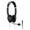 cuffie stereo con microfono e controllo del volume conness. 3.5mm-- kensington