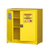 armadio di sicurezza per liquidi infiammabili 107,5x50x110cm giallo