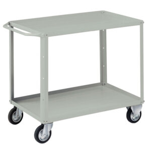 carrello 2 vasche da 93x600cm grigio