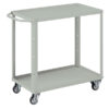 carrello 2 vasche da 80x45cm grigio