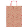 shopper natale stelline rosse 36x12x41cm sadoch