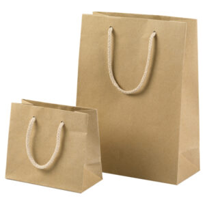 12 shopper carta kraft 10x12+6,5cm avana