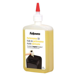 olio lubrificante per distruggidocumenti 350ml fellowes