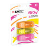 emtec memoria 3pz usb2.0 c410 8gb neon