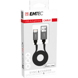 emtec cavo usb-a to lightning t700