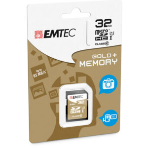 sdhc emtec 32gb class 10 gold +