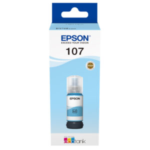 epson cartuccia ecotank 107 ciano chiaro