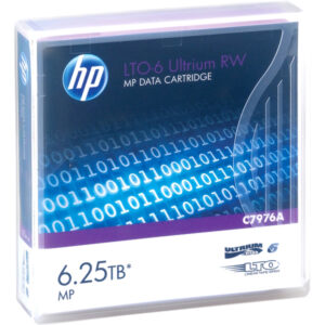 cartuccia dati hp ultrium lto-6 6,25 tb mp rw