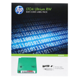 etichette per codici a barre per automazione hpe ultrium 4rw