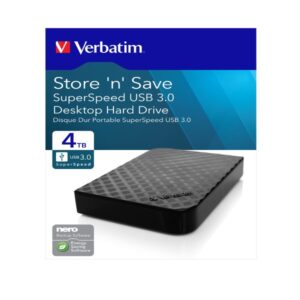 verbatim hdd esterno 3.5' 4tb usb 3.0