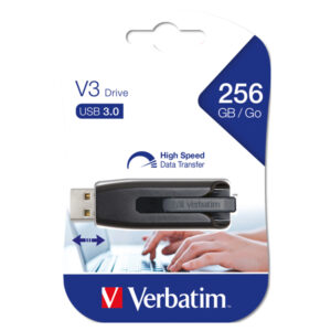 memoria usb 3.0 superspeed - store 'n' go v3 usb drive 256gb (nero)