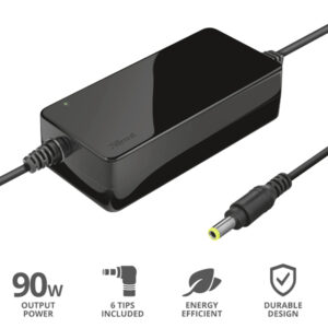 caricabatterie universale per laptop fino a 90w - primo trust