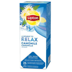 confezione 25 filtri camomilla feel good selection lipton