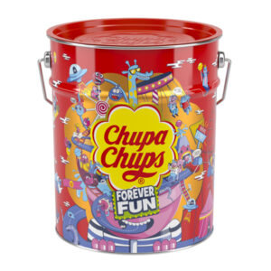 chupa chups confanetto in latta 150pz