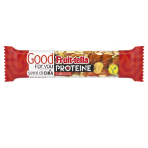 barretta proteica albicocca 36gr good for you fruitella