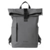 zaino roll-top drop gomma antipioggia dim. 30x42x14cm grigio intempo