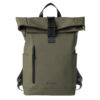 zaino roll-top drop gomma antipioggia dim. 30x42x14cm verde intempo