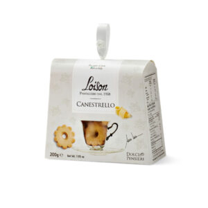 biscotti al burro canestrello, in astuccio 200g loison