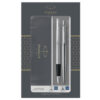 gift set duo jotter stainless steel ct sfera+stilografica m parker