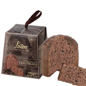 panettoncino cioccolato mignon in astuccio 100gr loison