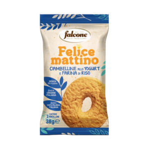 biscotti ciambelline allo yogurt e farina di riso 38gr falcone