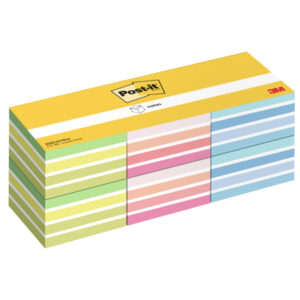 cf 6pz cubo 450fg. post-it notes 76x76mm 2028-0cppx6 colori ass. neon/pastello