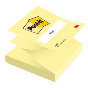 blocco 100fg post-it z-notes r330 giallo canary 76x76mm