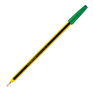 scatola 20 penna a sfera 434 noris stick verde 1,0mm staedtler