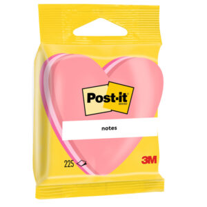 blocco cuore 225 foglietti post-it 70x70mm 2007-h 72gr