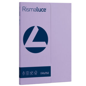 carta rismaluce small a4 90gr 100fg viola 49 favini