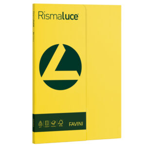 carta rismaluce small a4 200gr 50fg giallo sole 53 favini