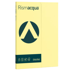 carta rismacqua small a4 90gr 100fg giallo chiaro 07 favini