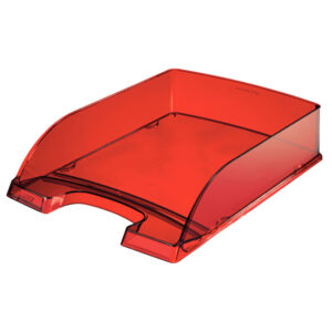 vaschetta portacorrispondenza standard plus rosso trasp. leitz