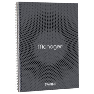 blocco spiral manager 23x29,7cm 10mm 90fg 80gr 4fori microperforato favini