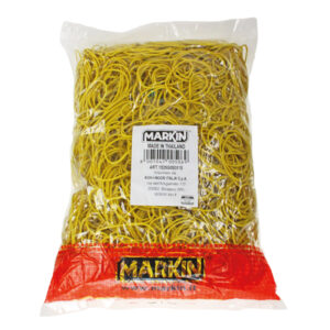 elastico gomma giallo d100 sacco da 1kg markin