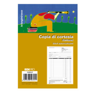 blocco copia di cortesia (fatt.elett. 33x3 autocop. 22x14,8cm e5272ct edipr