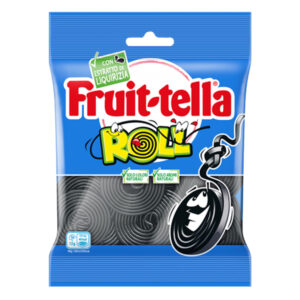 caramelle gommose fruit-tella liquirizie roll f.to pocket 90gr