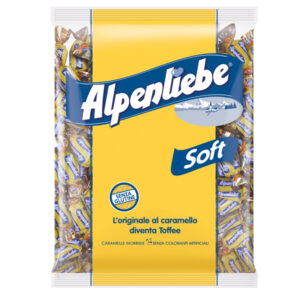 conf. 4 buste da 400gr di caramelle alpenliebe soft