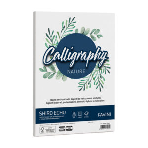 carta calligraphy nature shiro eco a4 50fg 120gr gesso favini