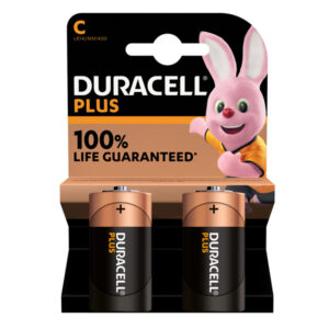 blister 2 pile mn1400 duracell plus 100 - mezza torcia c