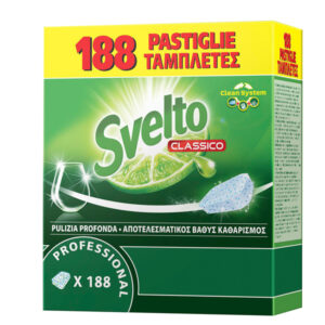 fustino 188 tabs 10g per lavastoviglie svelto tablets