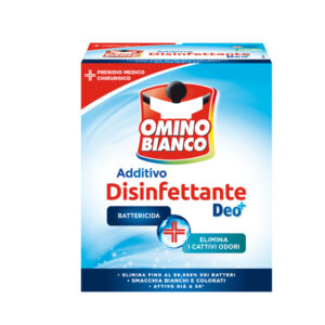 additivo disinfettante deo+ 450gr per tessuti omino bianco