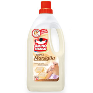 detersivo liquido omino bianco marsiglia 1lt a mano e lavatrice