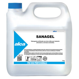 detergente sanificante sanagel tanica 3kg alca