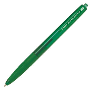 penna a scatto supergrip g punta 0,7mm verde pilot