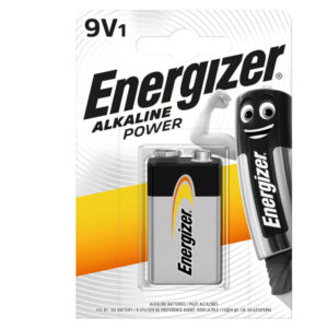 blister 1 pila transistor 9v - energizer alkaline power