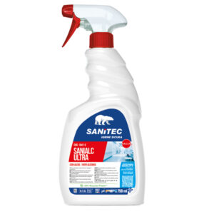 sanialc ultra 750ml detergente alcolico per superfici e tessuti sanitec